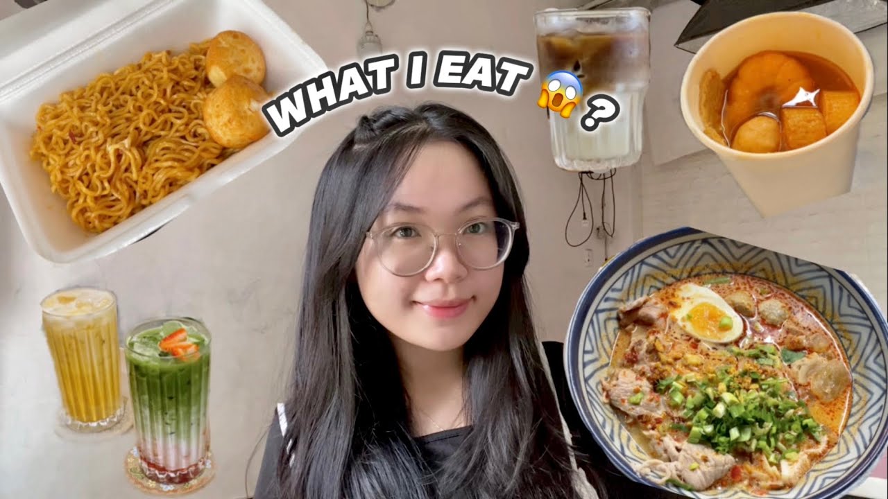 Một ngày đi thi ăn gì? 🍜🍜 // top 5 chiếc đầm dưới 150k siêu xinh 👗 // Thien Ai