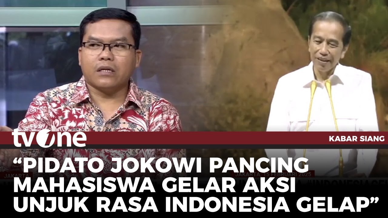 #IndonesiaGelap Menggema! Pangi Syarwi: Jokowi Biang Keroknya | Kabar Siang tvOne