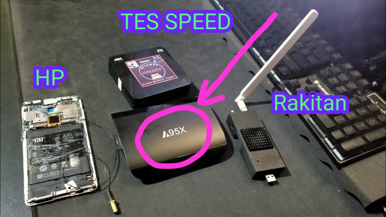 Compare Tes Speed Modem Rakitan vs Modem HP / orbit star 2 / Huawei E5577
