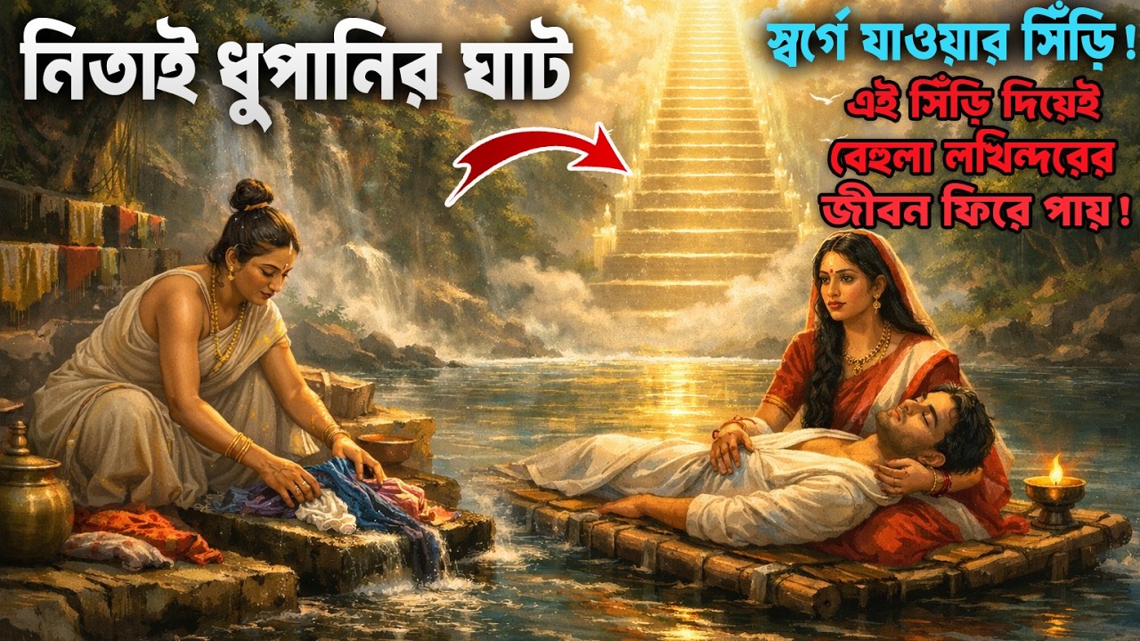 বেহুলা সুন্দরী এসেছিল নিতাই ধুপানির ঘাটে | এখানেই নাকি স্বর্গে যাওয়ার সিঁড়ি | Behula Lakhindor