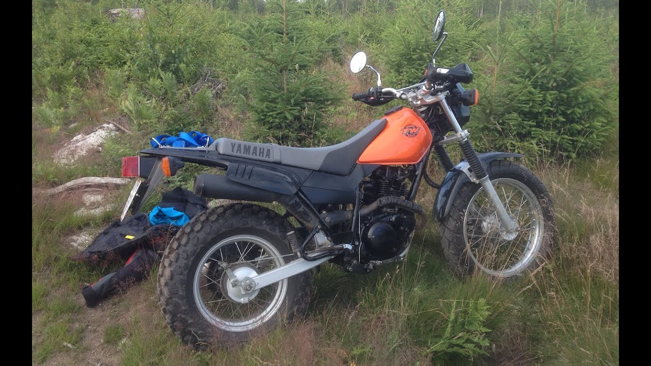 Off road in Sweden, Yamaha TW, June 2025