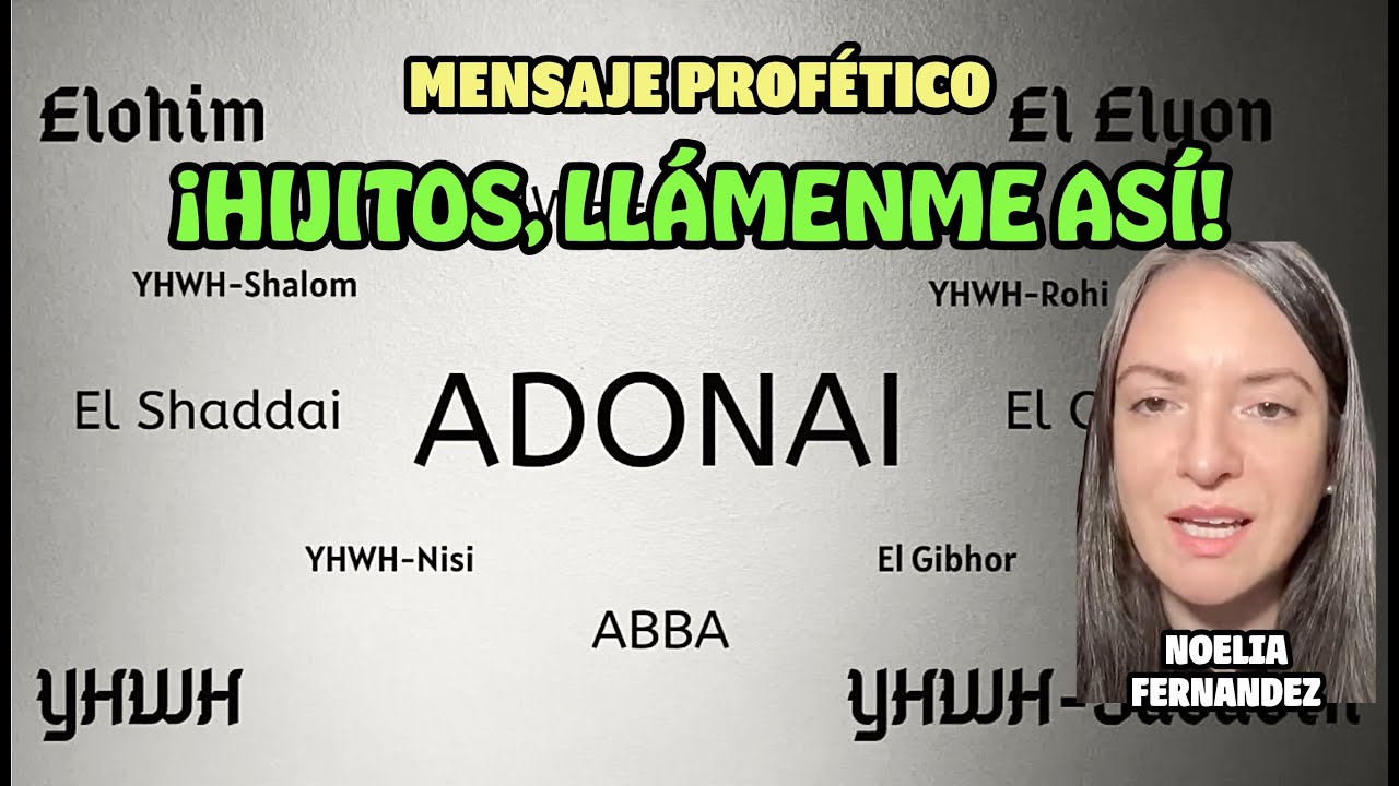¡ASÍ QUIERO QUE MIS HIJOS ME LLAMEN! Dice el Señor- Mensaje Profético 16/04/24