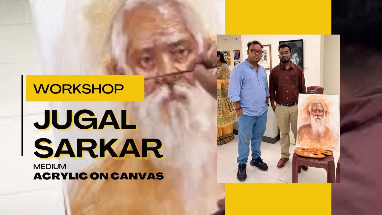 Art Workshop by Jugal Sarkar at Gaganendra Art Gallery Kolkata