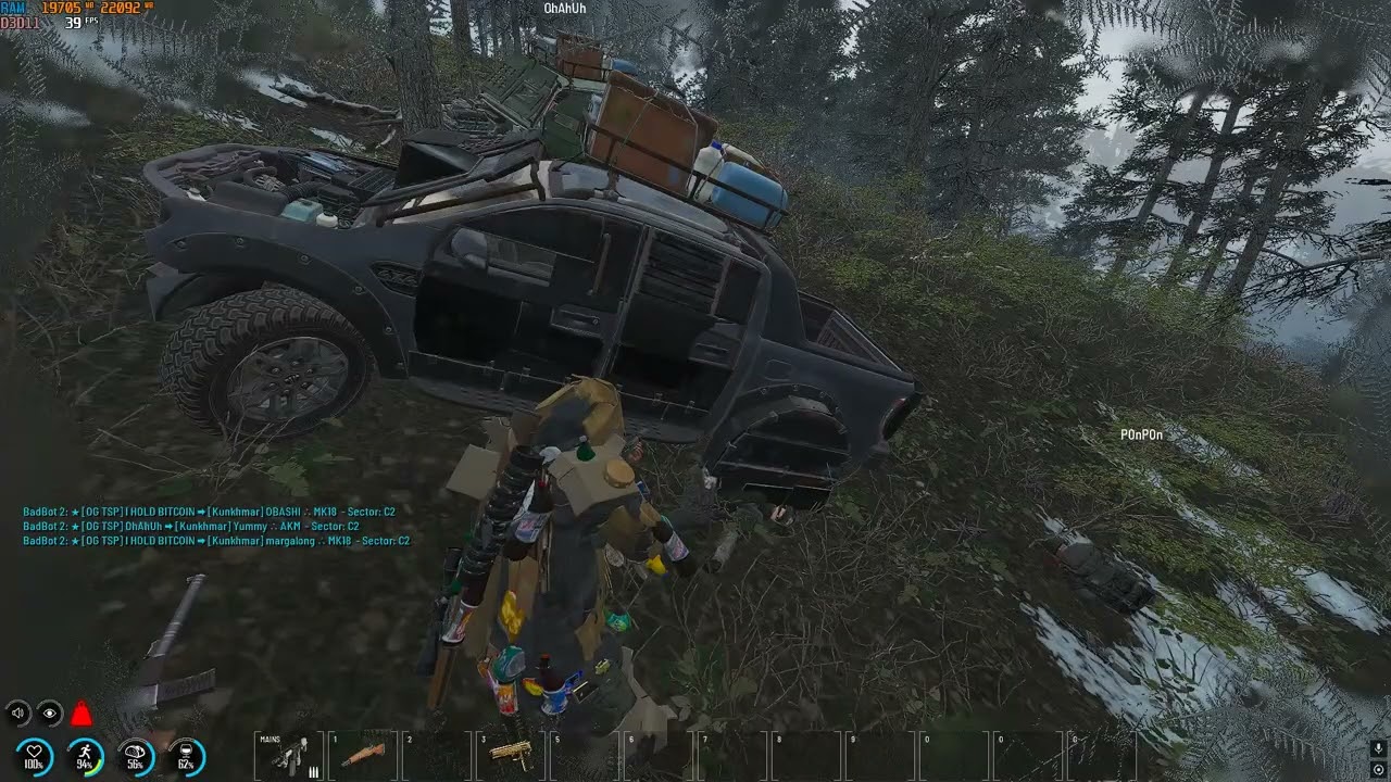 SCUM life, fun et glitch #418 Controlling this warzone is too easy for us
