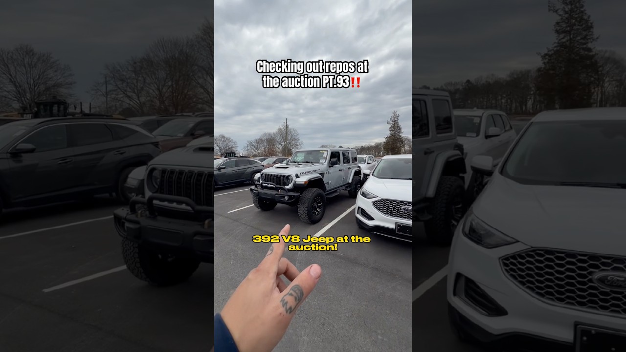 Осматриваем конфискованные автомобили на аукционе PT.93‼️ #carauction #auction #dodge #392jeep #3...