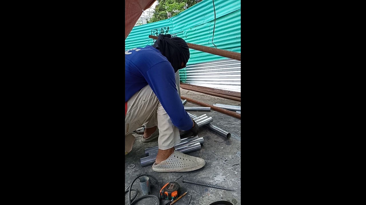 How to make steel barrier boom/gate barrier