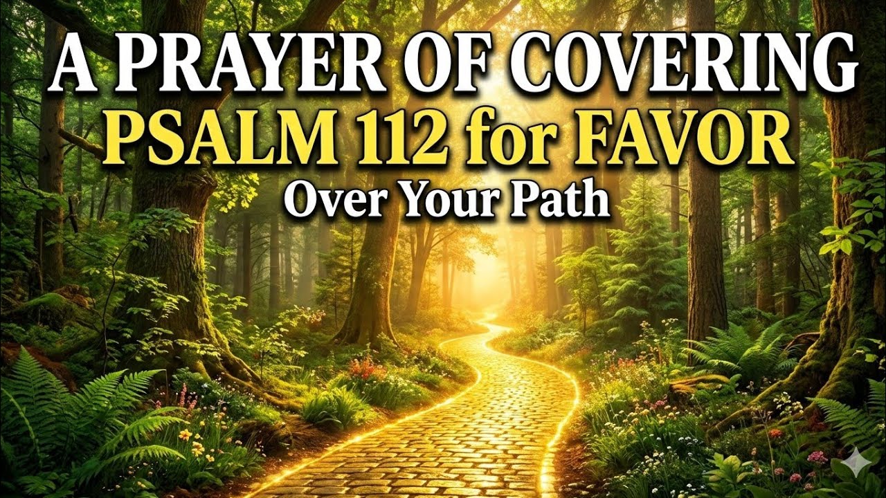 🔥  A Prayer of Covering — Psalm 112 for Favor Over Your Path
