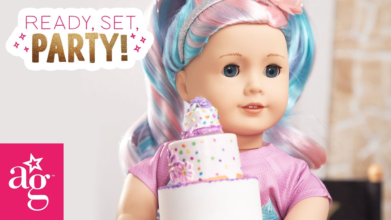 Super Surprise Birthday Party By The Glam Fam! | Ready, Set, Prep! Stop Motion | @AmericanGirl