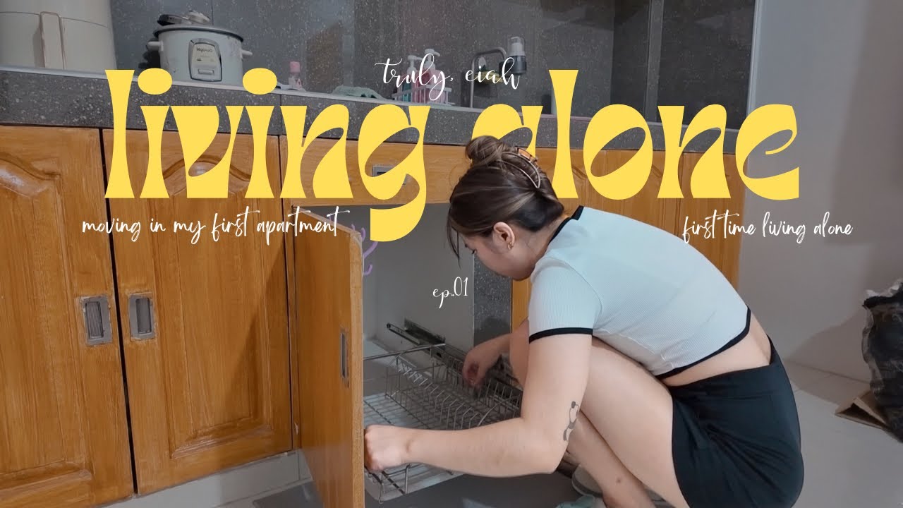 living alone vlog: moving into my first apartment at 31, organizing everything on my own, 2025 reset