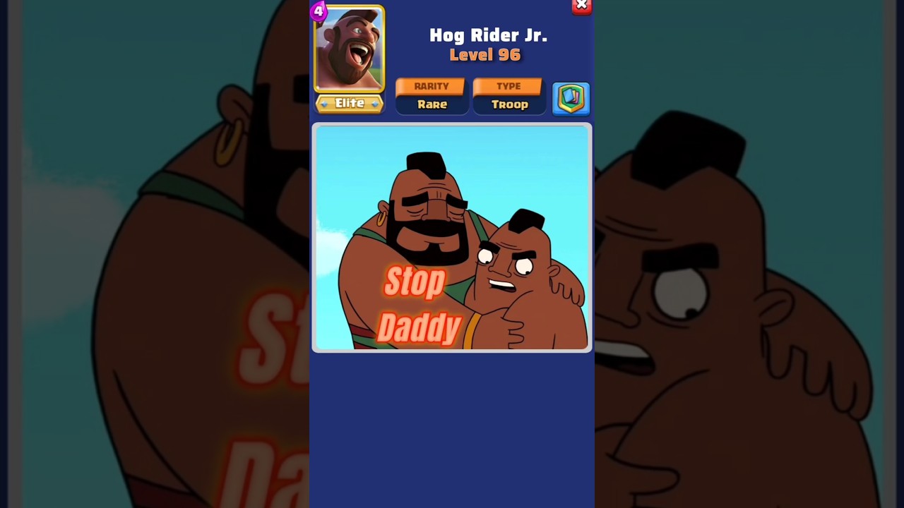 &ldquo;Hog Rider Jr. Buys His First Hog 😭🐖&rdquo; #ClashRoyale #HehehehawGaming