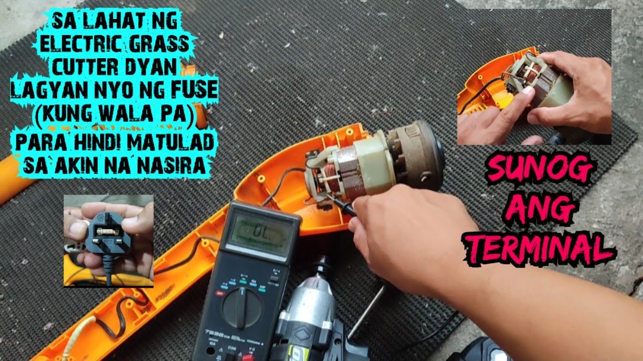 Paano mag troubleshoot at repair ng electric grass cutter