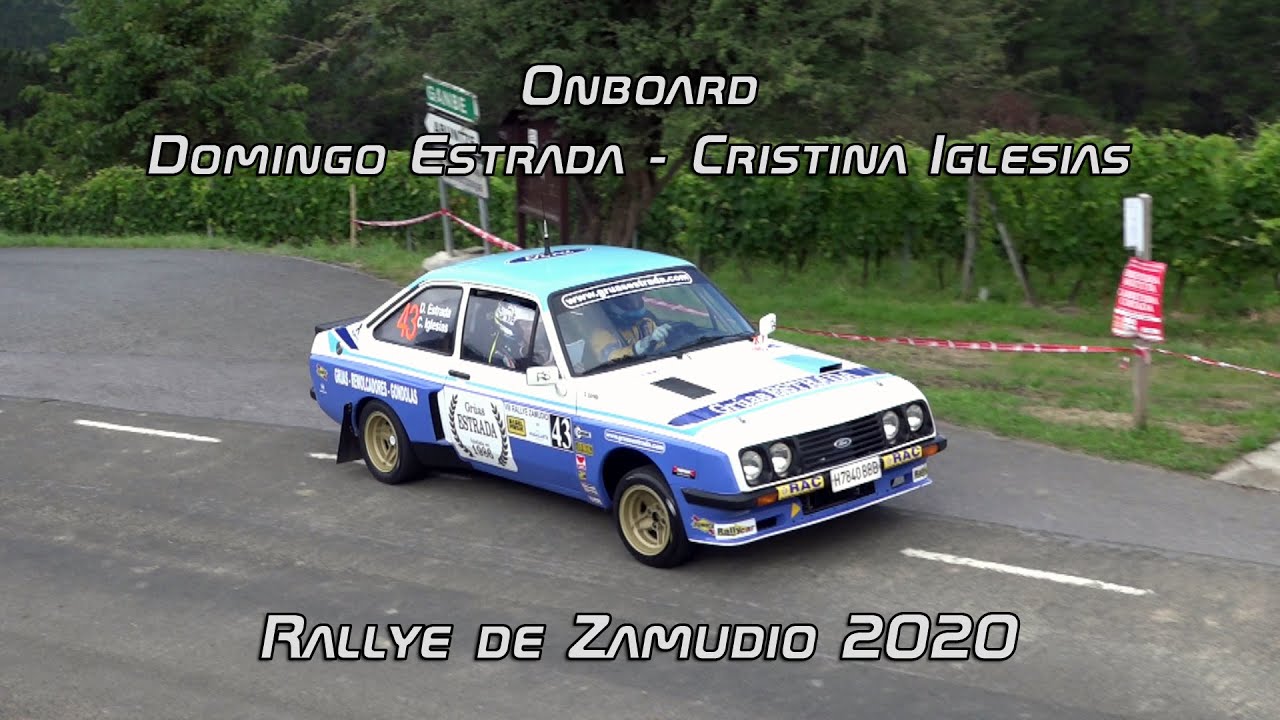 Onboard | Domingo Estrada - Cristina Iglesias | Ford Escort MKII | Rallye de Zamudio 2020