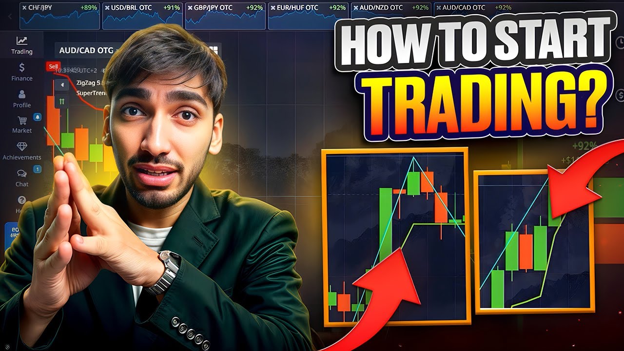 Простая торговля для начинающих (без опыта!) | руководство по карманным опционам | обучающее виде...