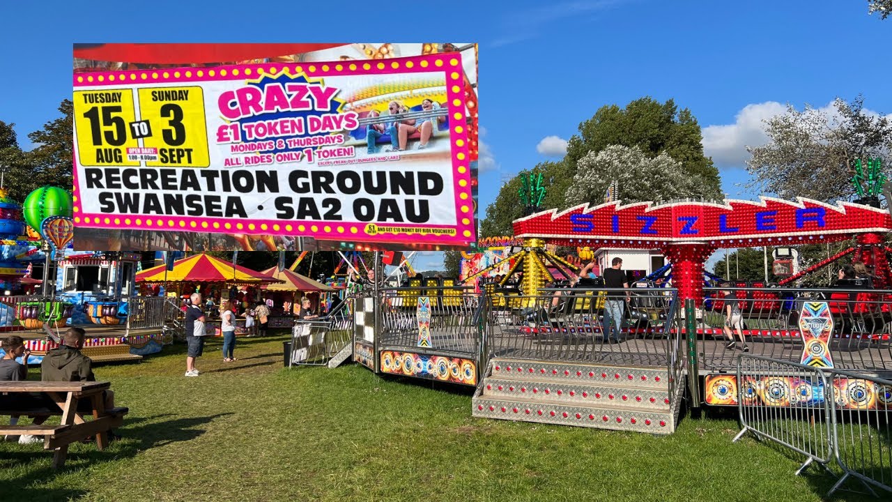 Henry Studts Funfair at Swansea Recreation Ground 2023