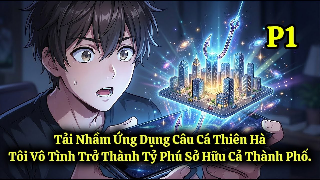 Tải Nhầm Ứng Dụng Câu Cá Thiên Hà, Tôi Vô Tình Trở Thành Tỷ Phú Sở Hữu Cả Thành Phố | P1