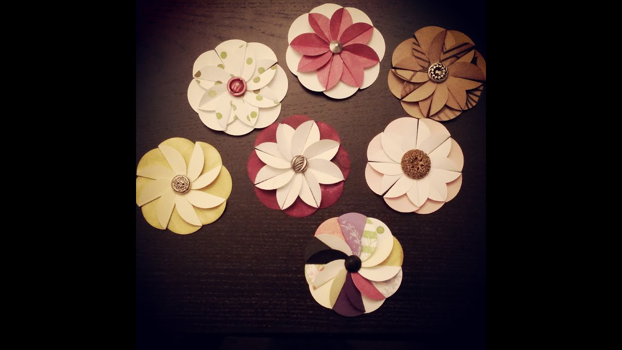 Paper Flower from Circle Punch