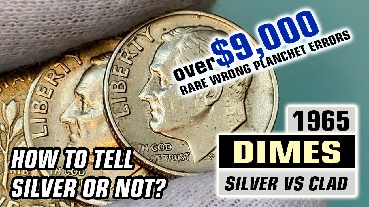 1965 Dimes Worth $9,000? How to Tell if They're Silver or Clad!