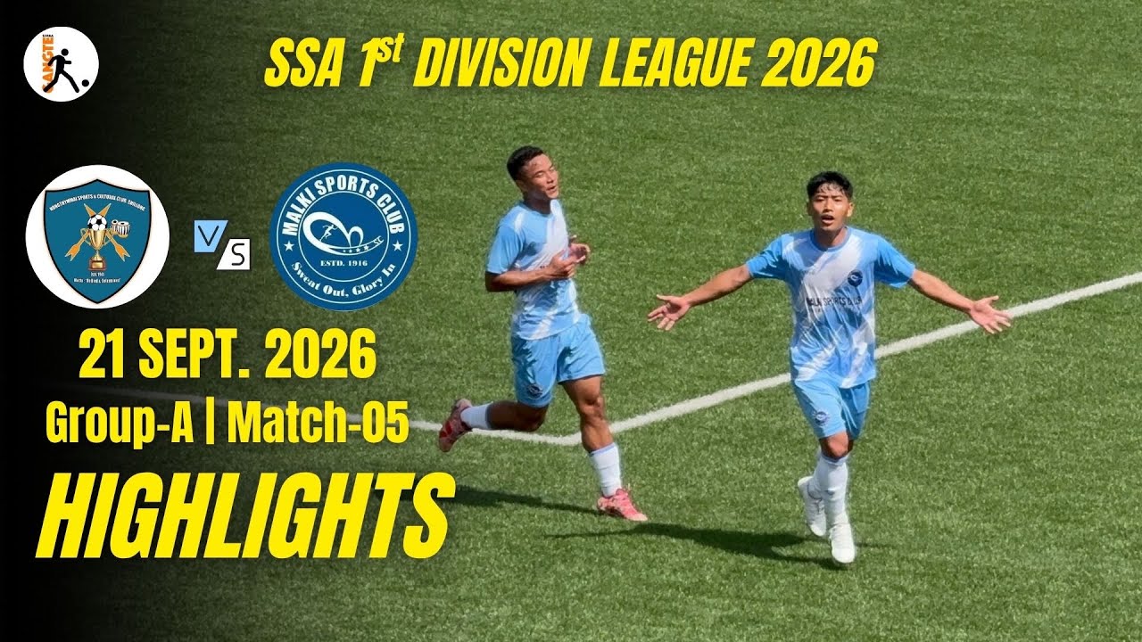 NONGTHYMMAI SCC v/s MALKI SC | SSA 1ST DIVISION 2026 #meghalayafootball #ssa1stdivision2026