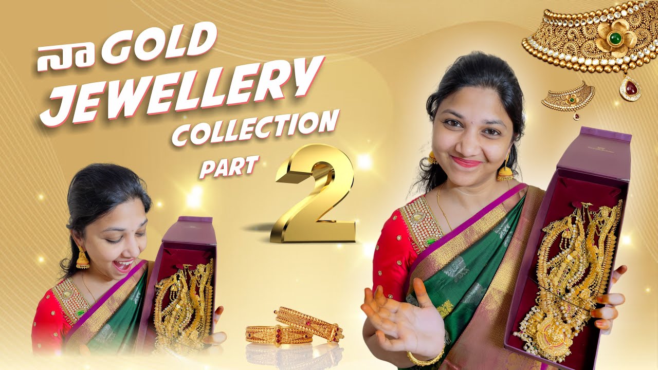 Gold jewellery collection part 2 ~ long chains collections ~ real gold ornaments ~ 5 in 1 long chain