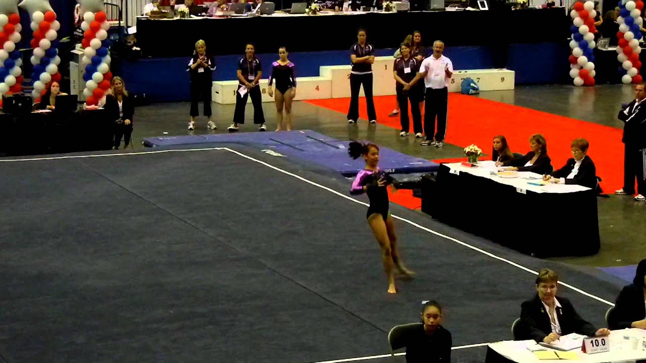 Tam Rapp's floor at 2011 womens JO nationals