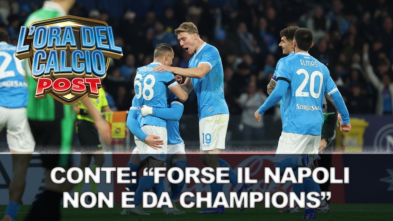 Conte: “Forse il Napoli non è da scudetto”