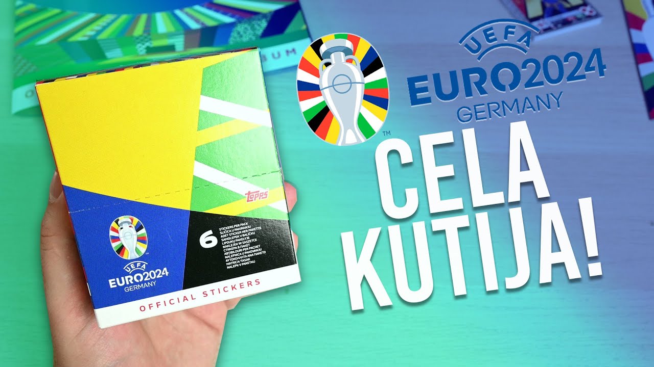 OTVARAM CELU KUTIJU EURO 2024 SLIČICA! (50 KESICA)
