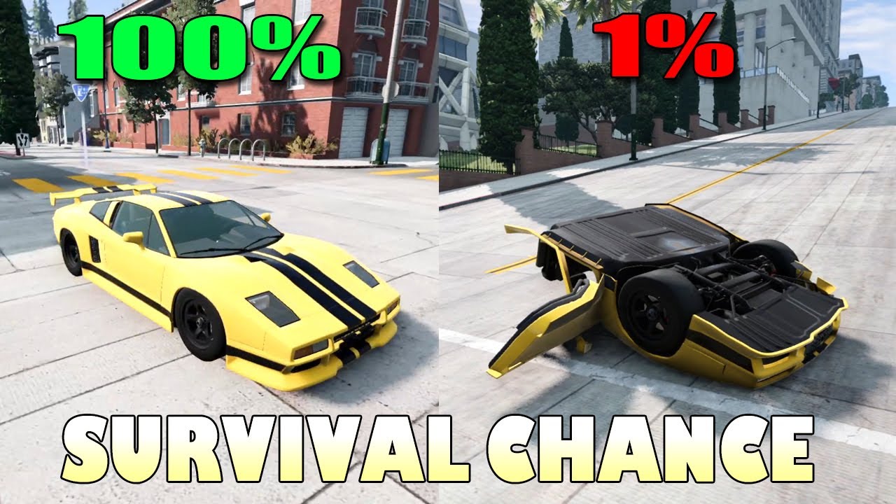 Realistic Survival Chance Crashes #7 | BeamNG.drive