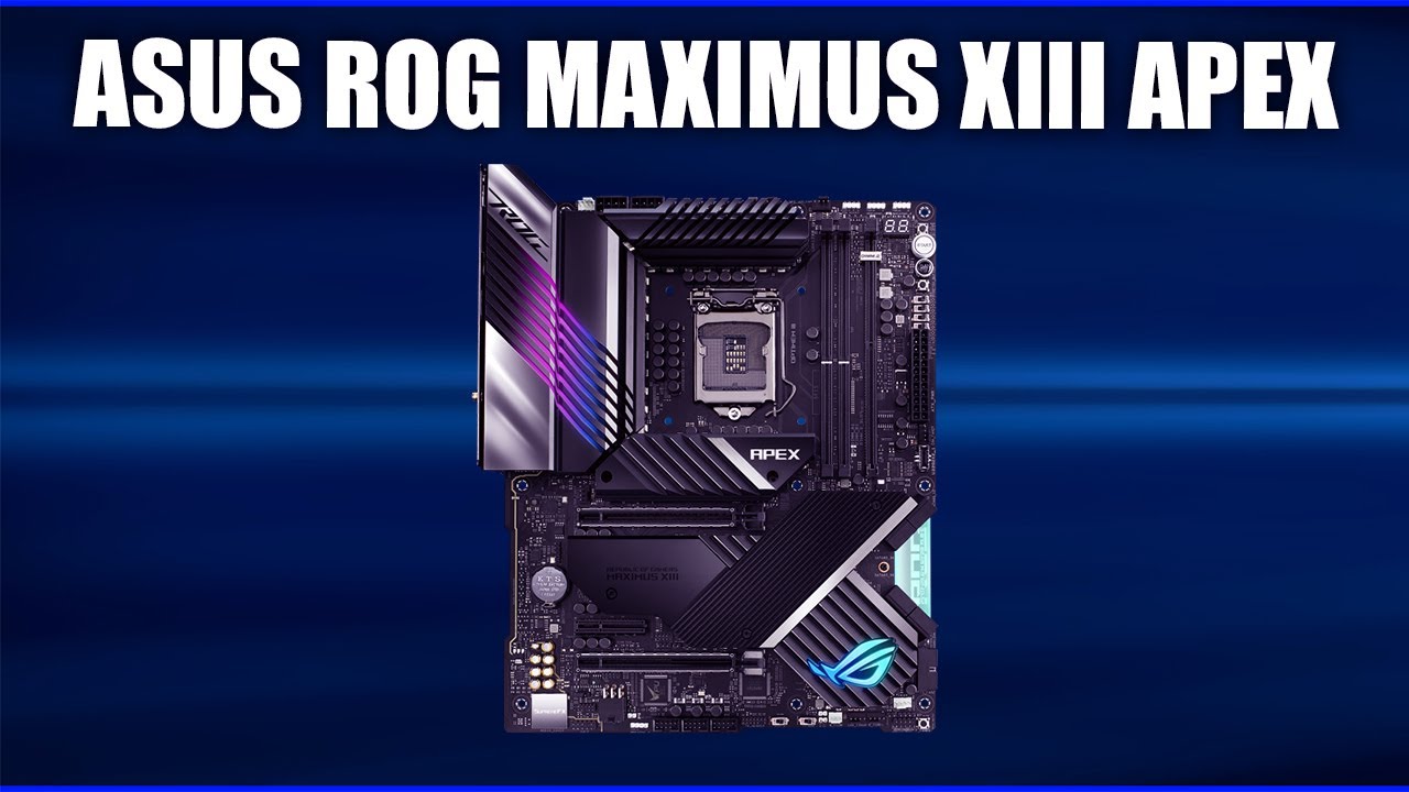 Материнская плата Asus ROG MAXIMUS XIII APEX