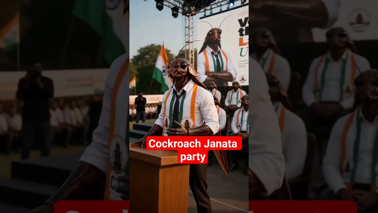 cockroach Janata party 💯(CJP) Song #cjp #cockroachjantaparty #viral #viralvideo #trending