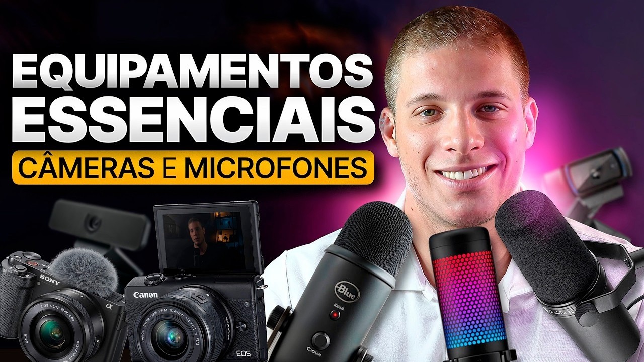 Como escolher equipamentos para gravar vídeos, cursos (do custo-benefício ao mais caro)