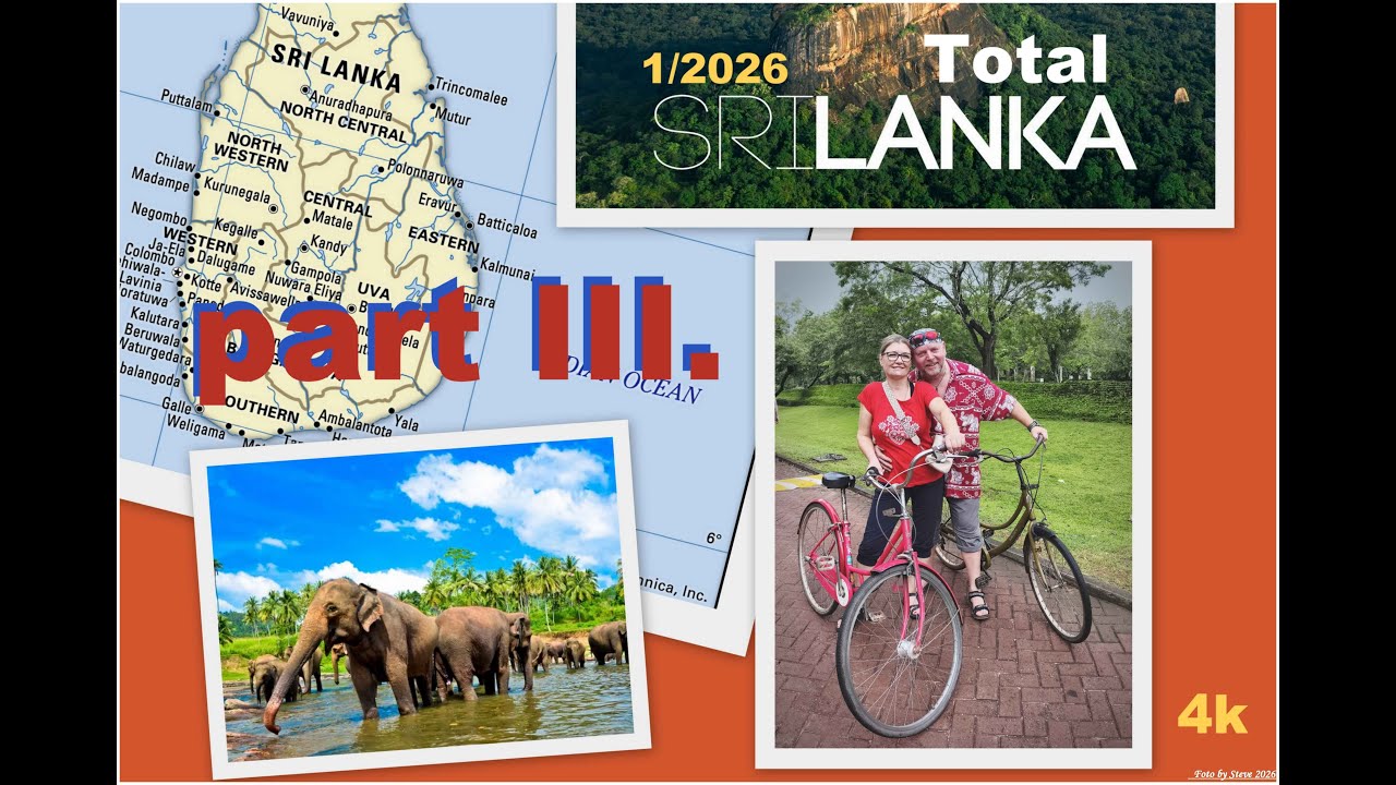 Srí Lanka - Sigiriya , Polonnaruwa , veľa ďalšieho  1/2026 časť 3.
