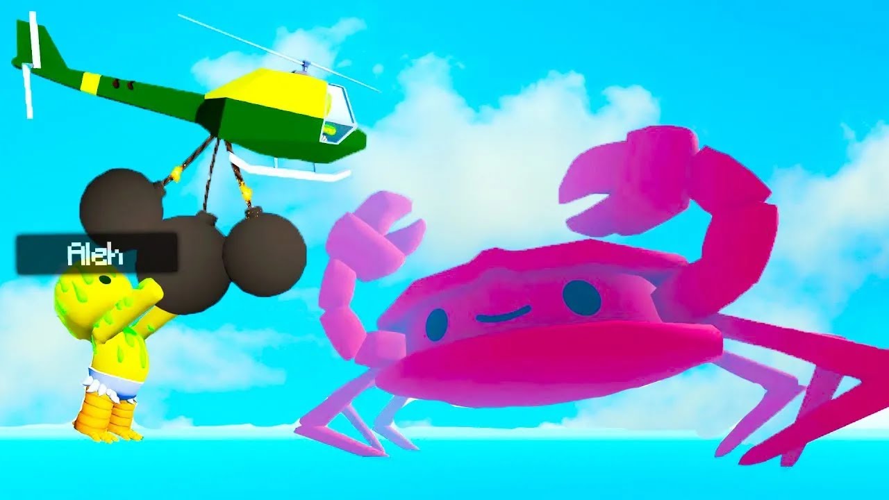 ¡ENCONTRAMOS un CANGREJO GIGANTE! 🦀😲 en WOBBLY LIFE