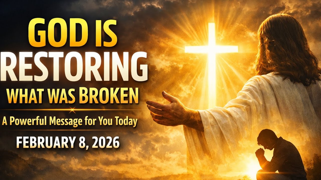 God Is Restoring What Was Broken | A Powerful Message for You Today | February 8, 2026
