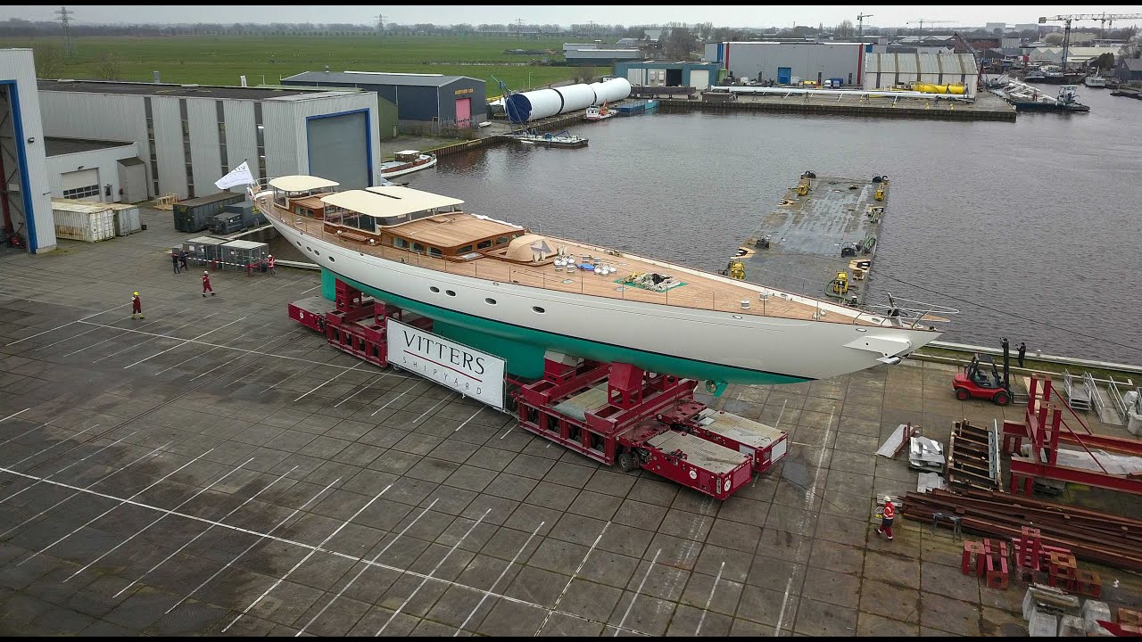 Vitters Shipyard’s new 50m/ 164ft ketch Meraki