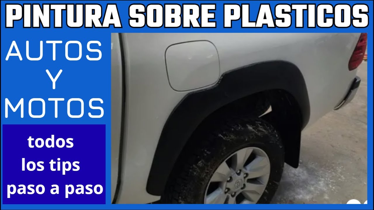 como pintar plasticos de motos y autos  Lijar y Preparar para Pintar hombre muestra paso a paso