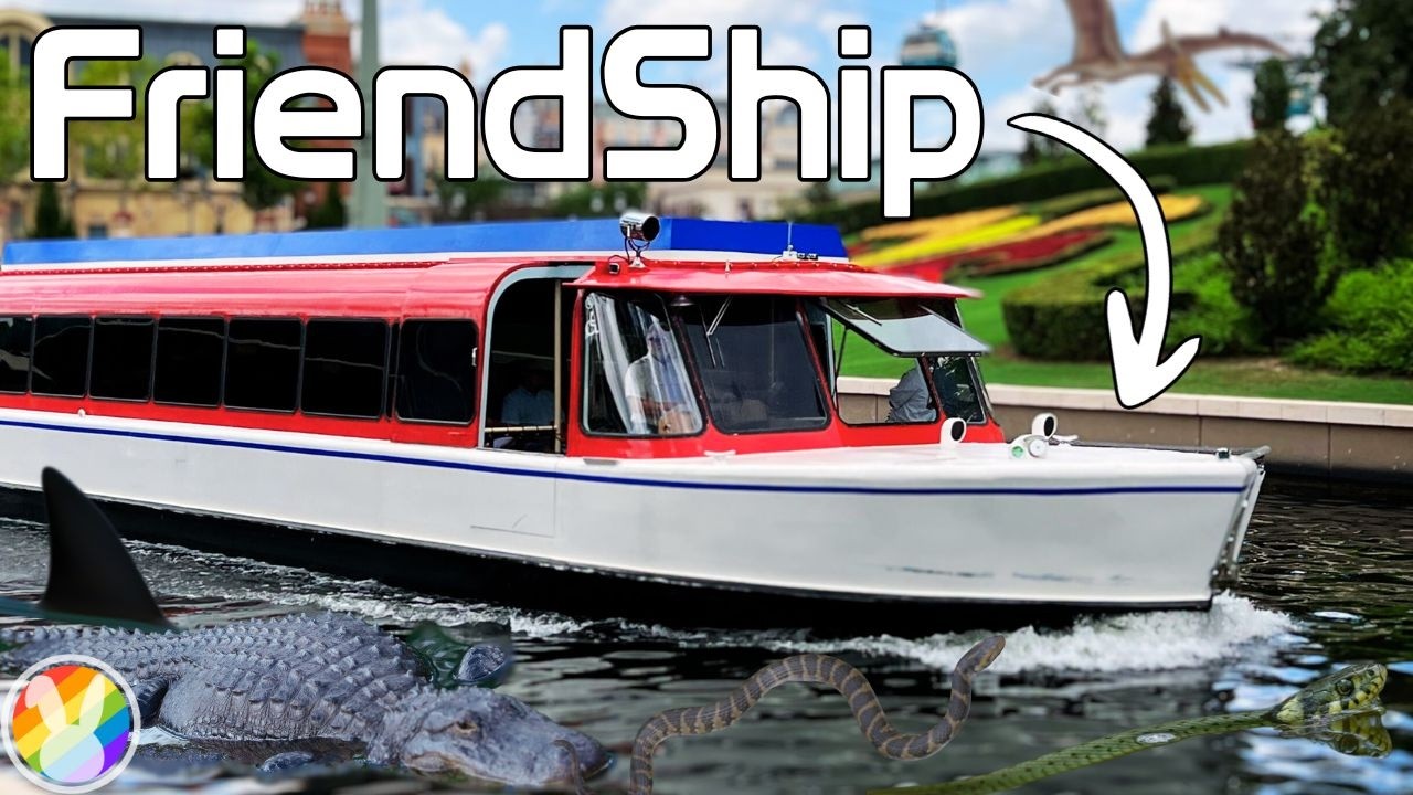 Disney FriendShip Boats POV | BoardWalk Villas to EPCOT & Swan/Dolphin Resorts