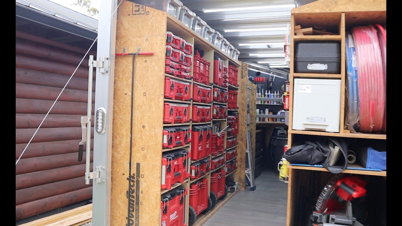 The Most Organized Tool Trailer You Have Ever Seen!