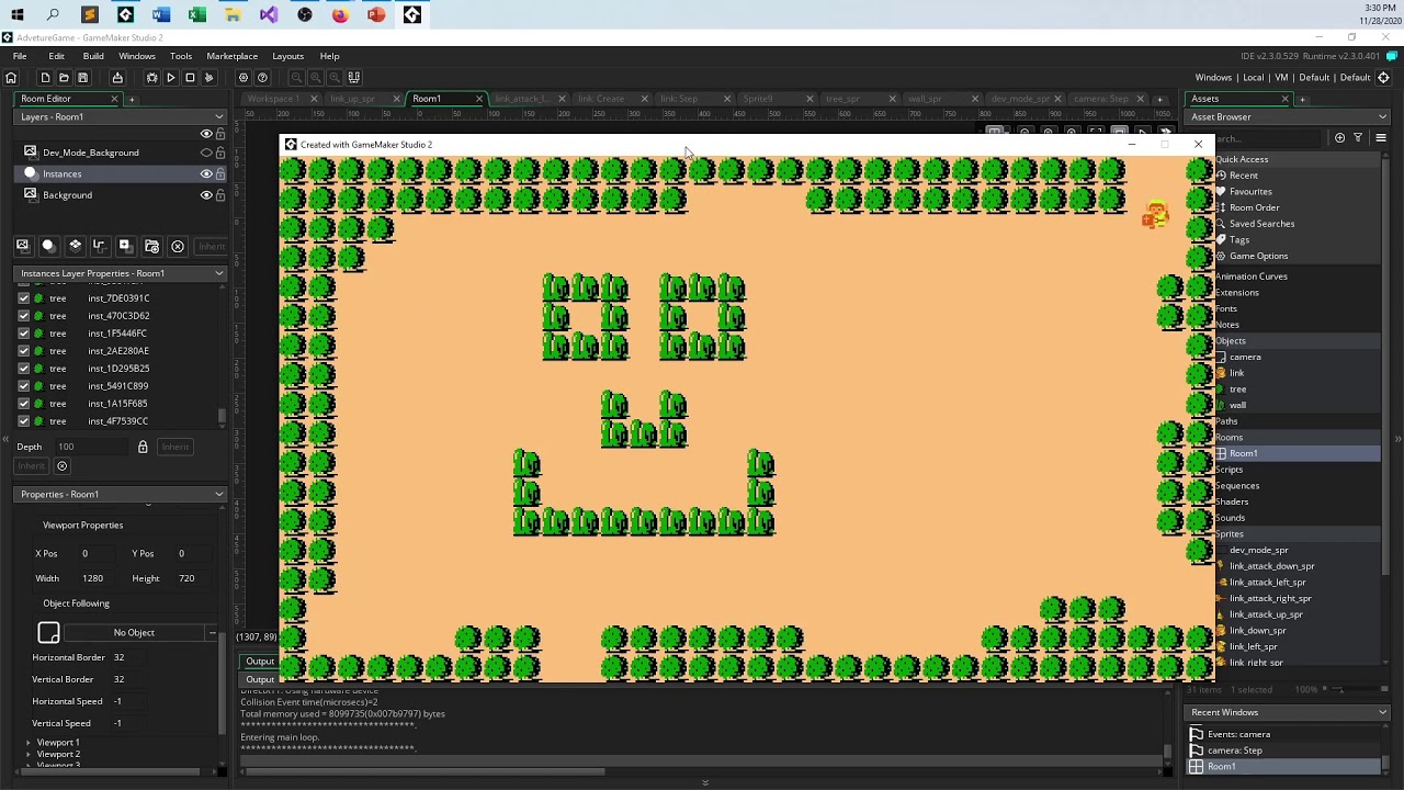 Basic Zelda-Style Adventure Game Using GML In GameMaker Studio 2