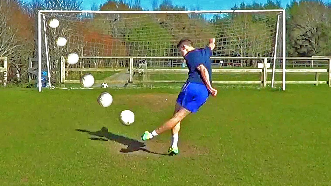 How To Shoot A Rabona Penalty Trickshot Soccer Tutorial