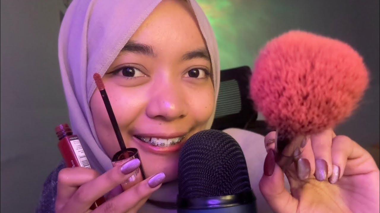 ASMR Doing Your Makeup 🍒 — Riasan Buat Kencan🌸