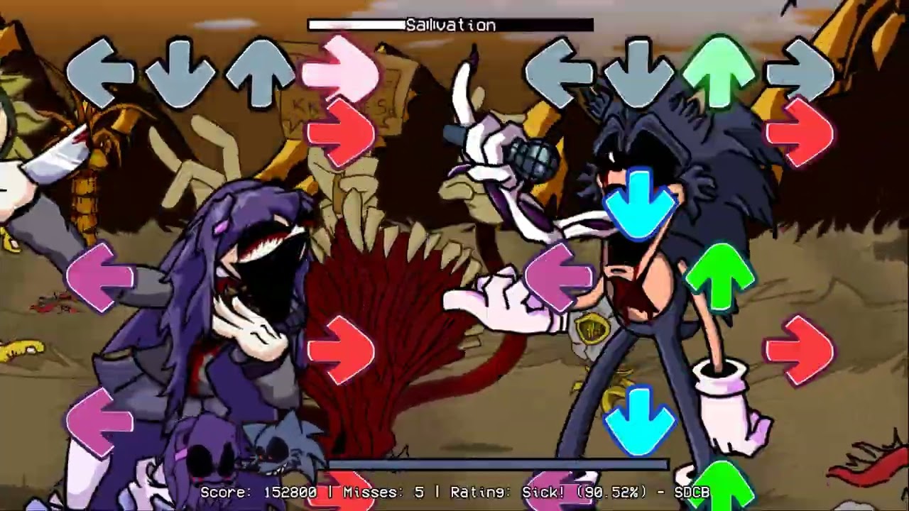 Salvation (But Random Monika.exe and Sonic.exe Characters sing it)