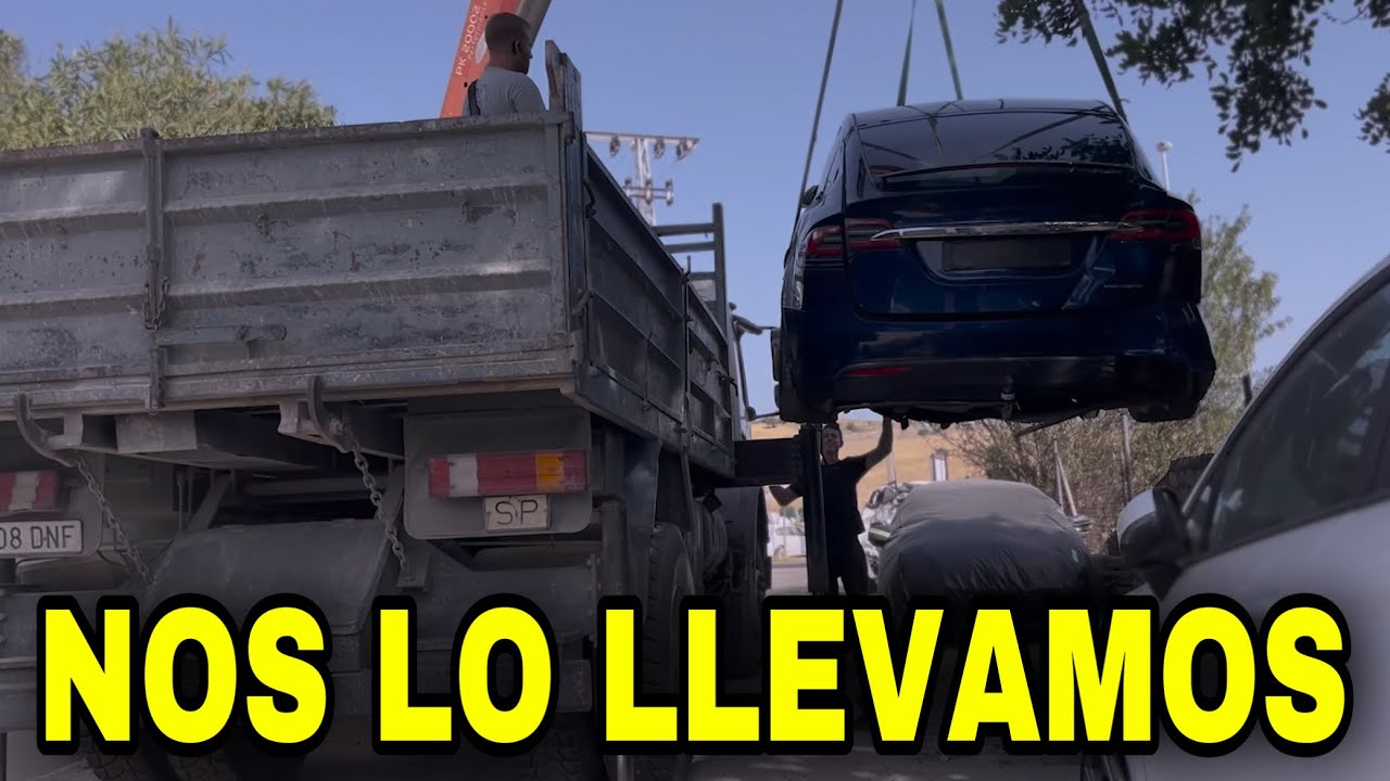 ⚡️ Trasladamos El tesla SINIESTRO | Tengo Problema de Carga❗️#3