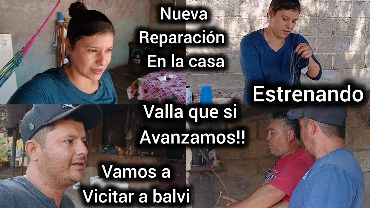 NUEVA REPARACIÓN EN LA CASA🤗VALLA QUE SI AVANZAMOS 😥😥VAMOS A VICITAR A BALVI 😉ESTRENANDO