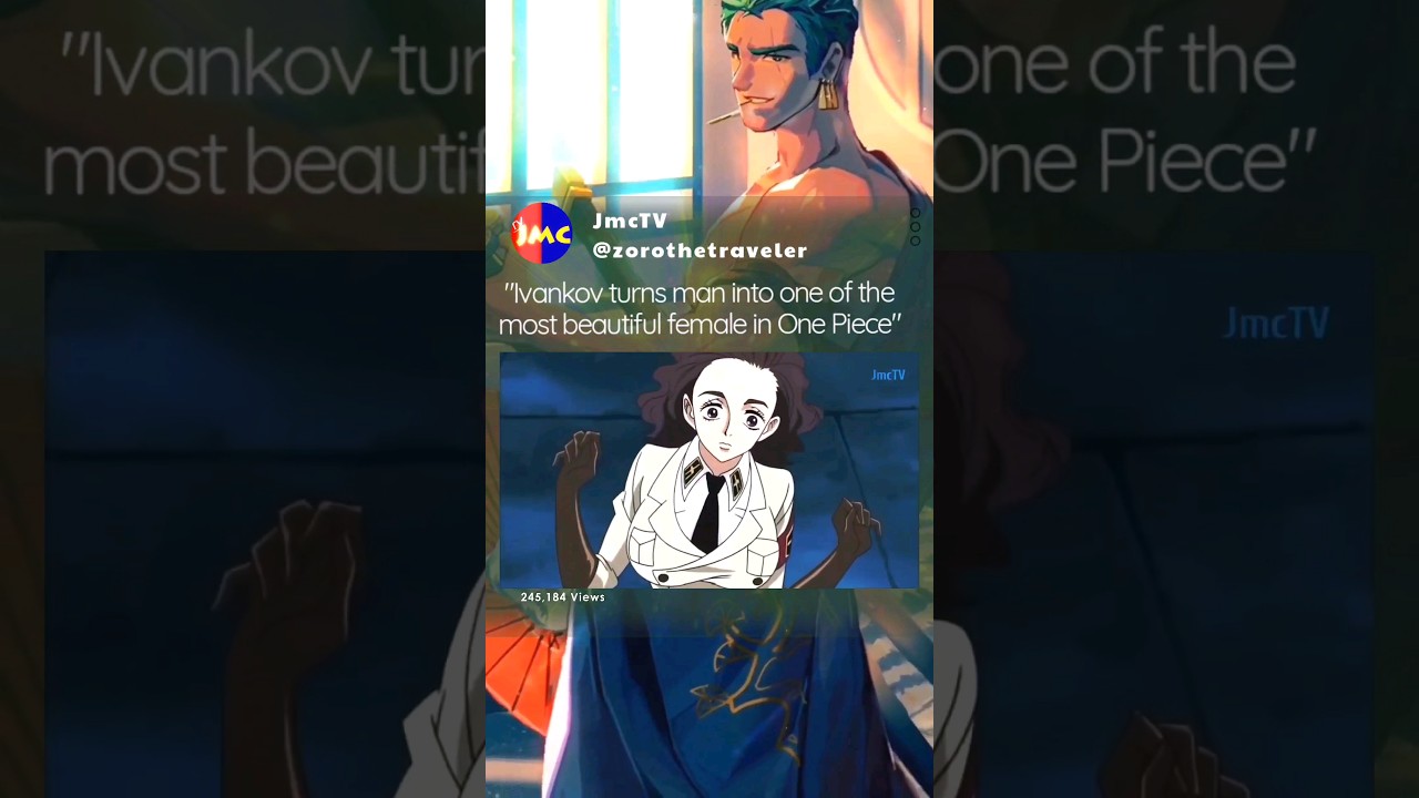 Ivankov turns man into one of the most beautiful female in One Piece #anime #onepiece #fy