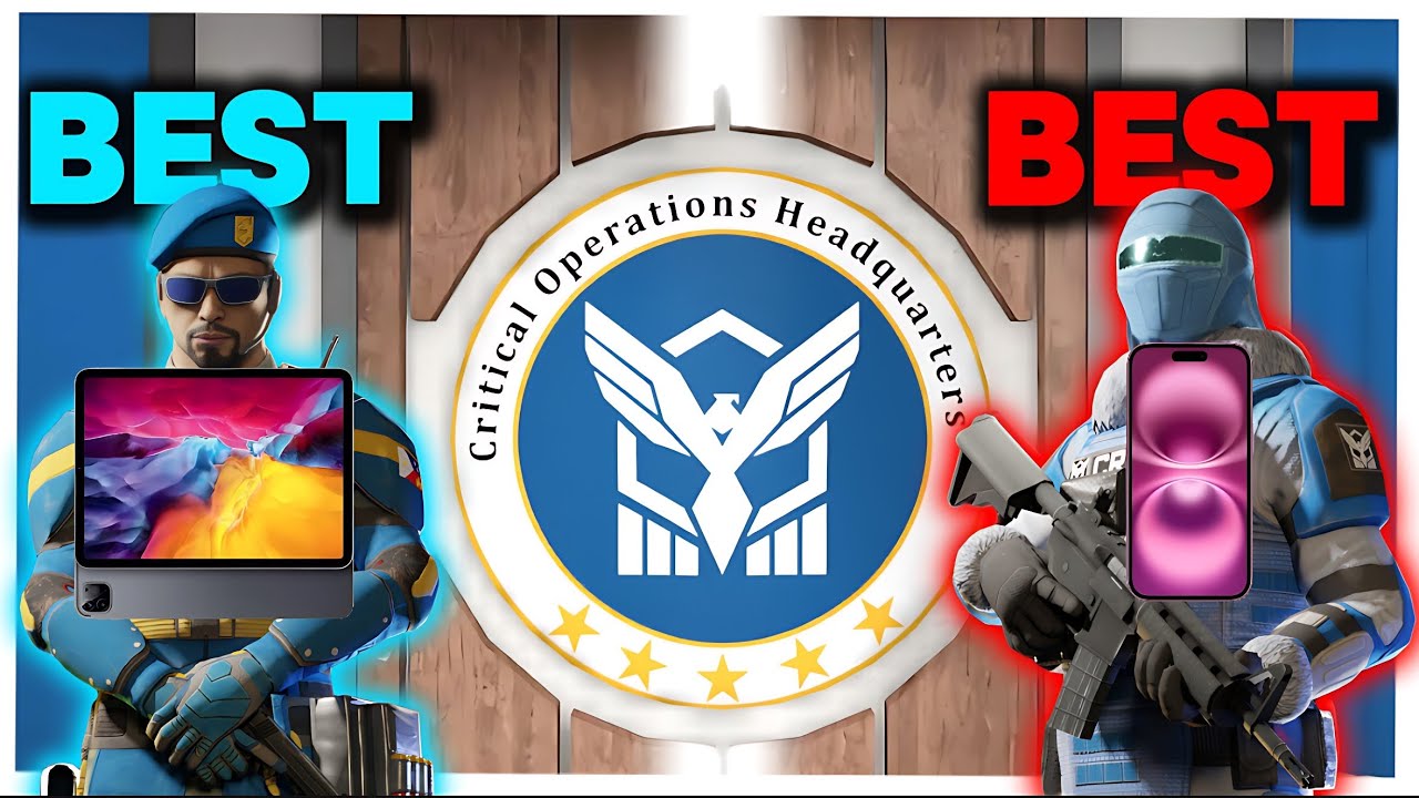 Best Ipad Player VS Best Phone Player | Critical Ops |