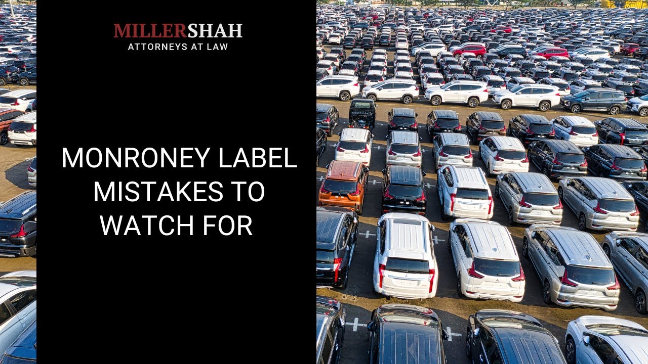 Monroney Label Mistakes to Watch for During Year End Car Sales