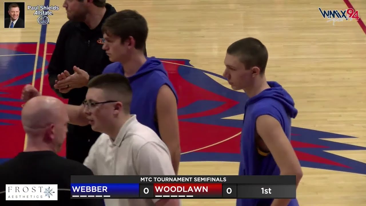 Woodlawn Cardinals vs. Webber Trojans - 2026 MTC Tourney Semifinal