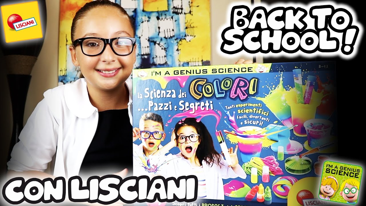 😍 BACK TO SCHOOL : LA SCIENZA DEI COLORI PAZZI E SEGRETI con LISCIANI ! 🤩🤩🤩