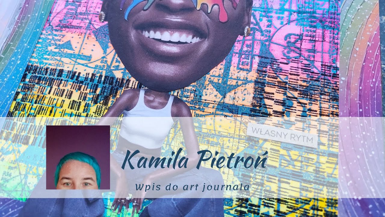 W soczystych kolorach - wpis do art journala
