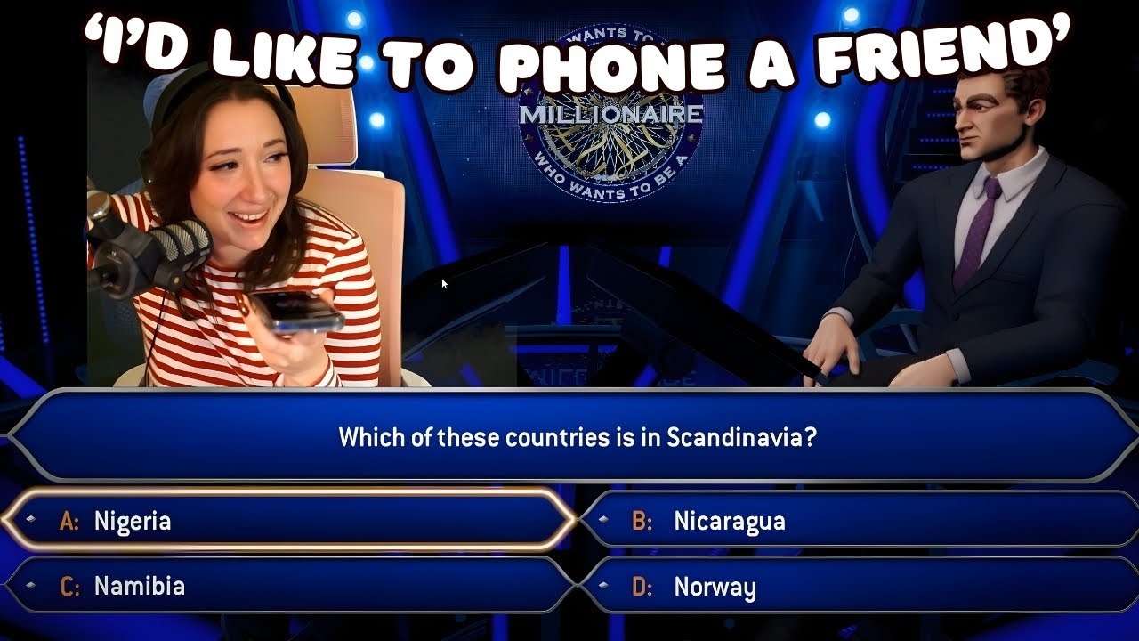 Чат Twitch Играй в миллионер